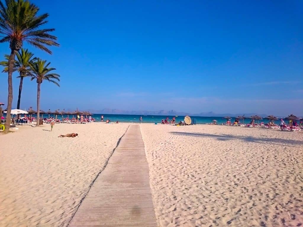 Playa de Alcudia - migliori spiagge di Maiorca
