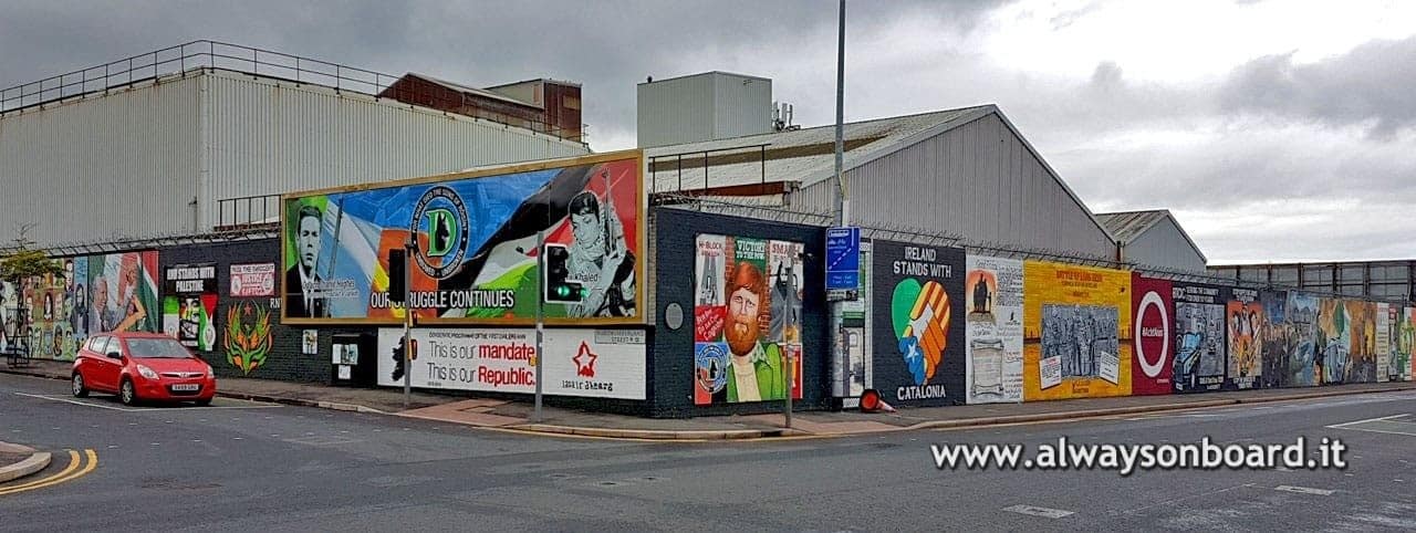 Murales a Belfast - Falls Road