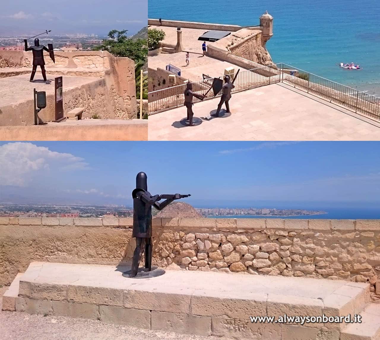 Soldiers at Santa Barbara Castle